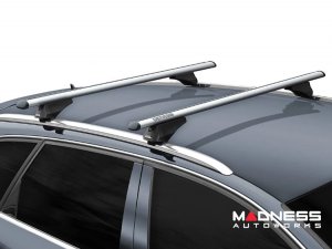 FIAT 500X Roof Rack Cross Bars - for models w/ factory roof rails - Silver - 2016-2023